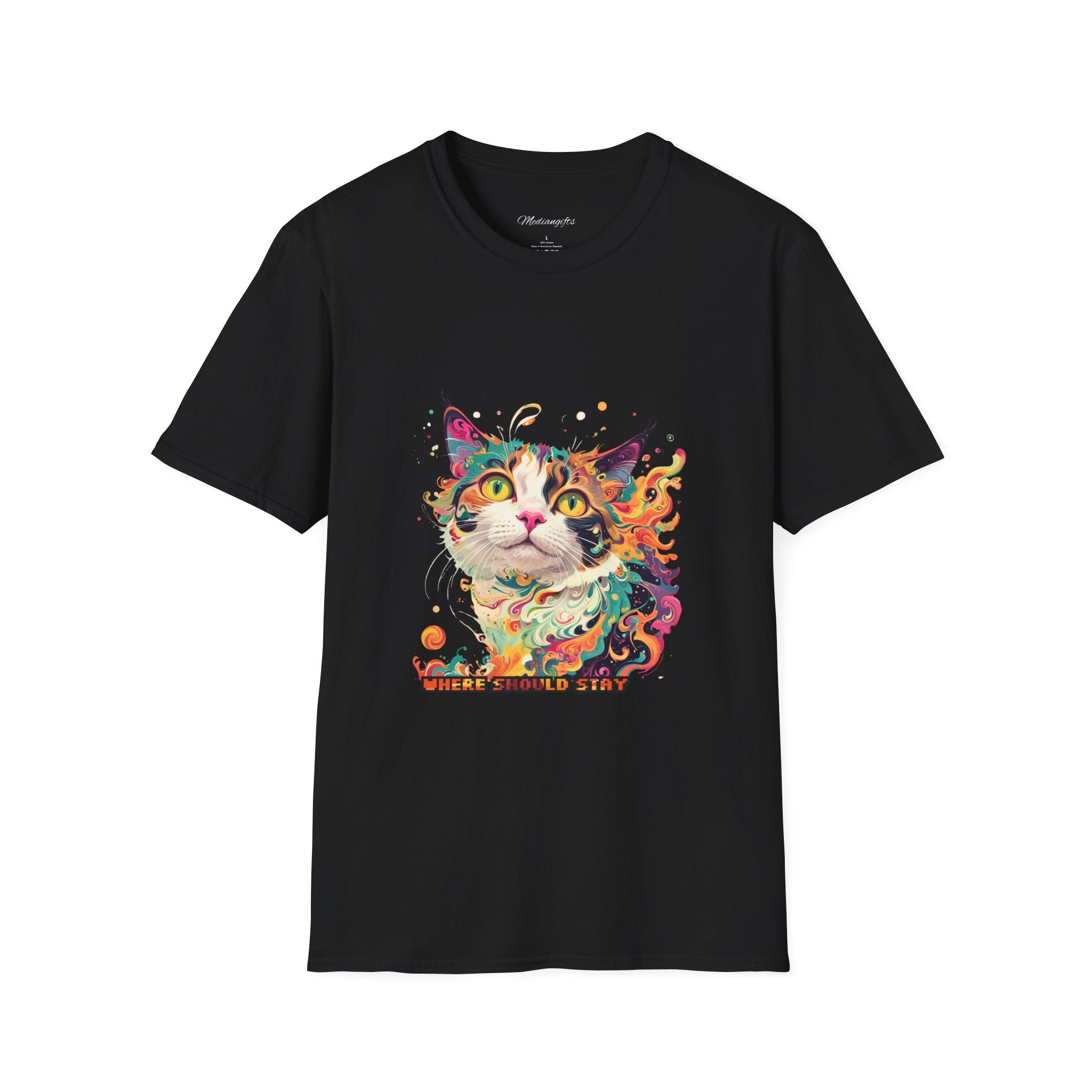 Custom T-Shirt,Psychedelic Style,Unisex Softstyle T-Shirt,Oversize,Comfort Colors,Personalized Customization.