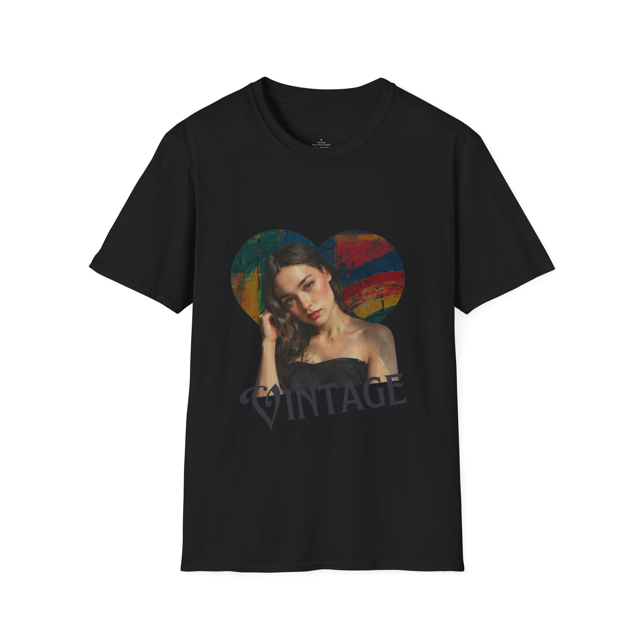 Custom T-Shirt,Digital Painting Style,Unisex Softstyle T-Shirt,Oversize,Comfort Colors,Personalized Customization.