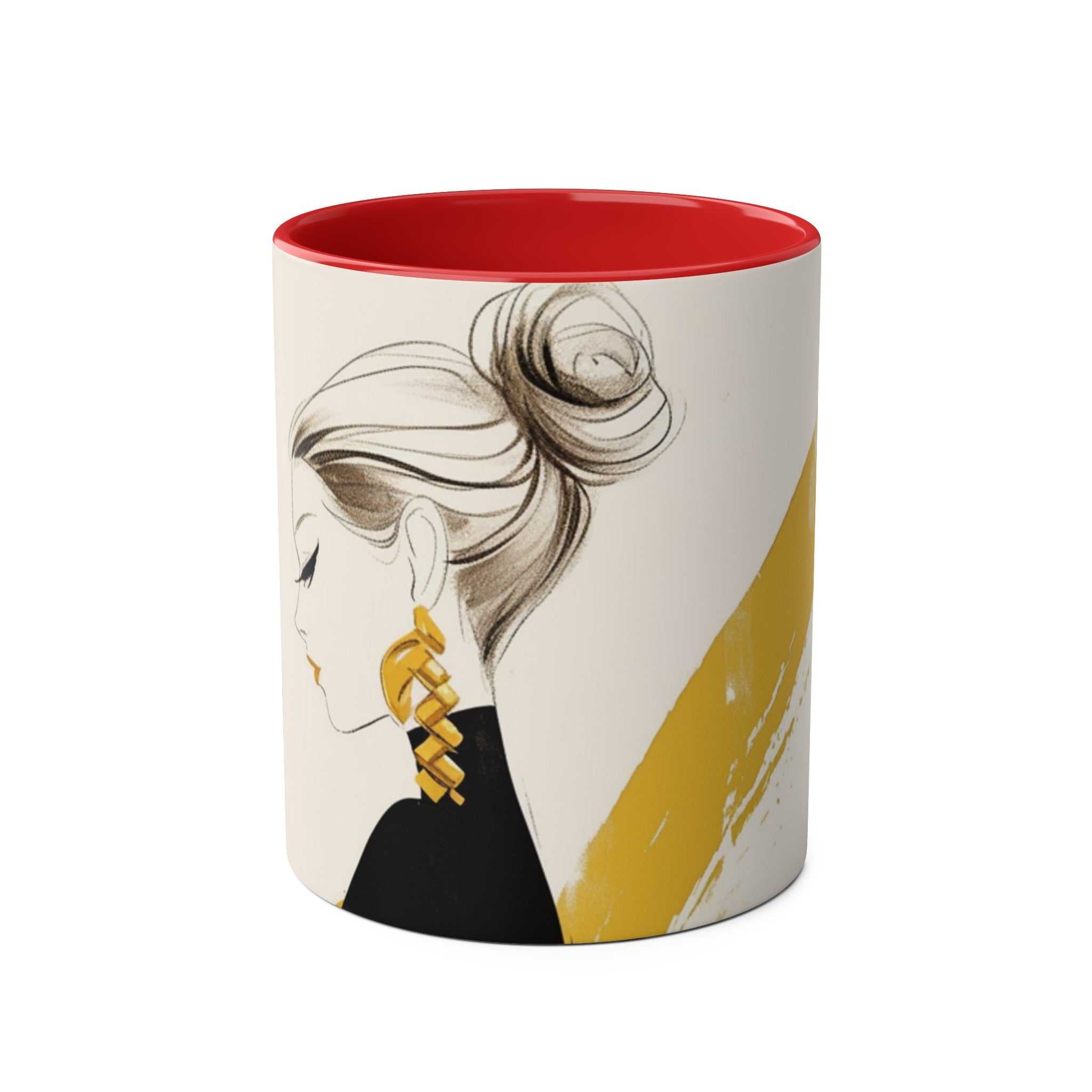 Two-Tone Coffee Mugs, 11oz